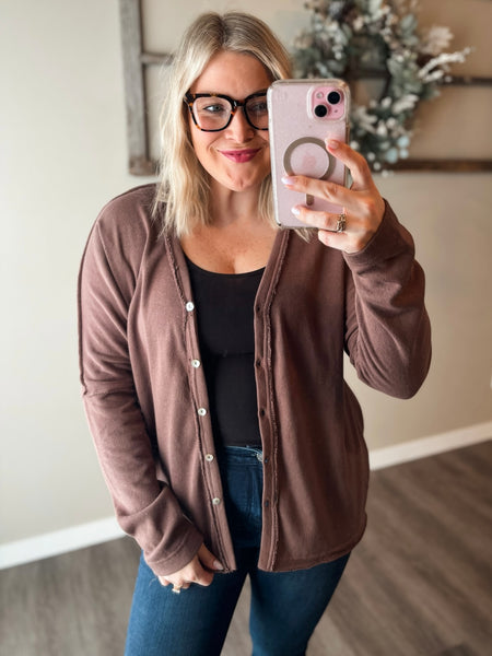 Brenna V Neck Cardigan