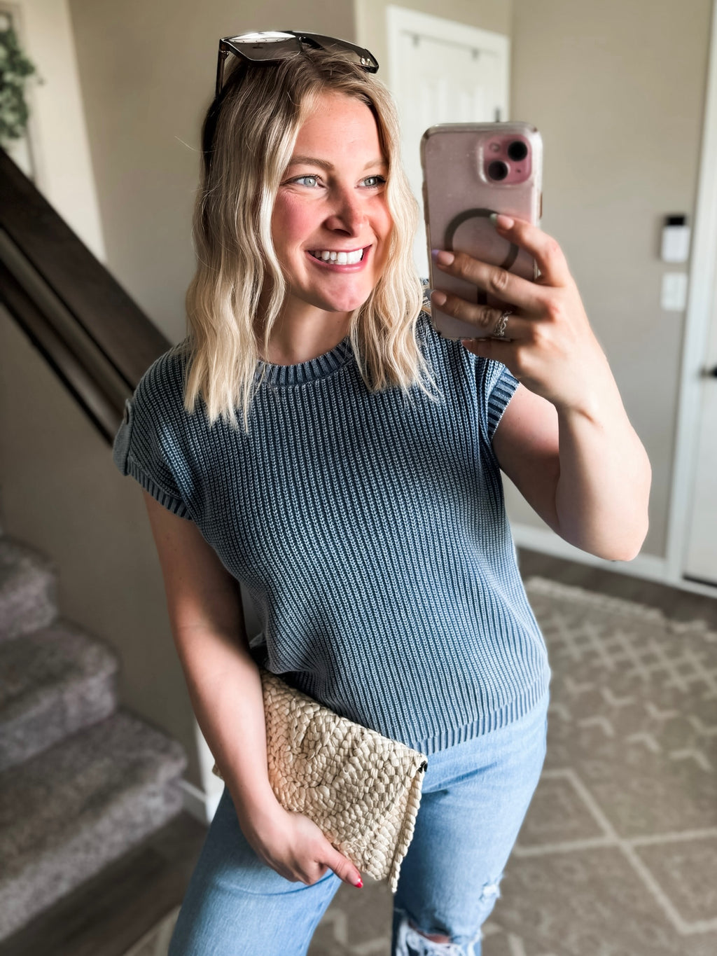 Dempsey Acid Wash Sweater
