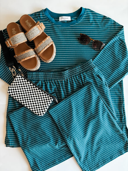 Roux Stripe Lounge Set