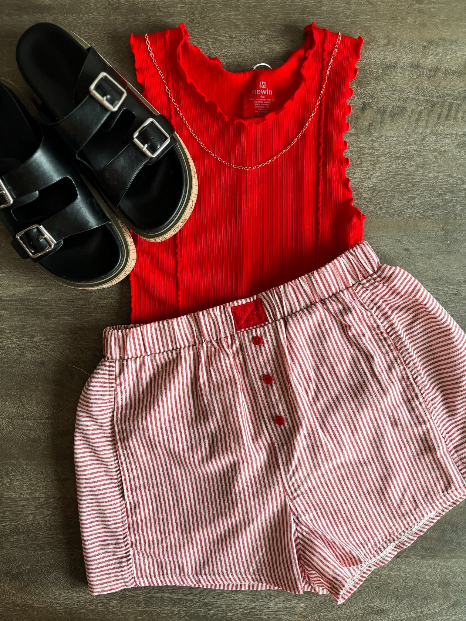 Winnie Boxer Shorts - Red