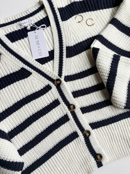 Bona Striped Cardigan