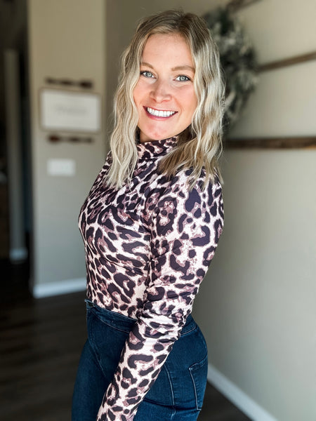 PREORDER Bandera Leopard Mesh Top