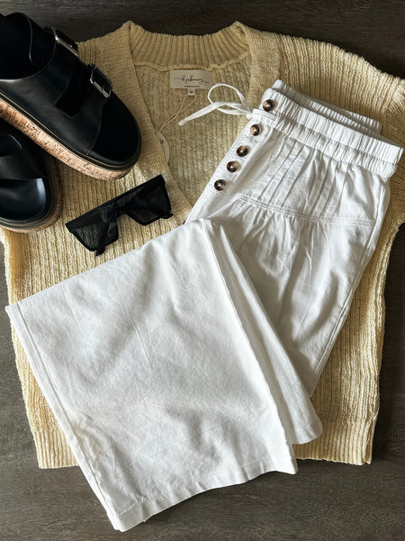 Tallulah Linen Pants - SIZE MEDIUM