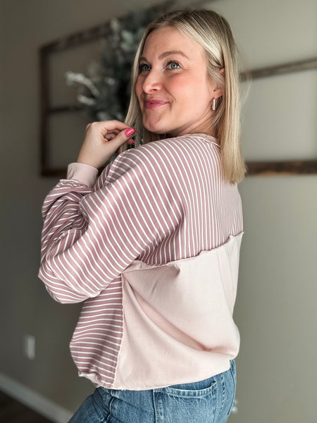 PREORDER Tierney Striped Pullover