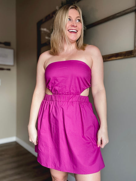 Marion Magenta Stunner Dress