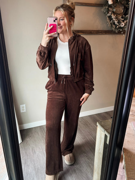 Rietta Velour Sweats Set