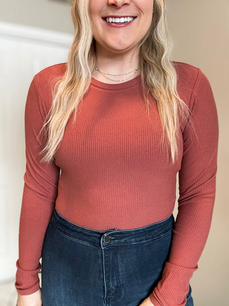 Nina Ribbed Bodysuit