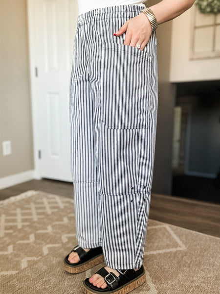 Tully Stripe Wide Leg Pants