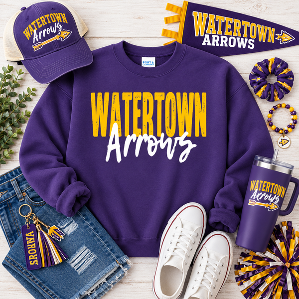 PREORDER Spiritwear Crewneck Sweatshirt - Watertown Arrows