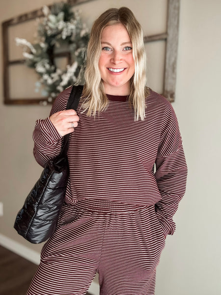 PREORDER Weekend Away Stripe Lounge Set