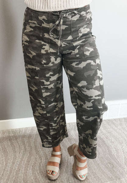PREORDER Brantley Camo Drawstring Jean