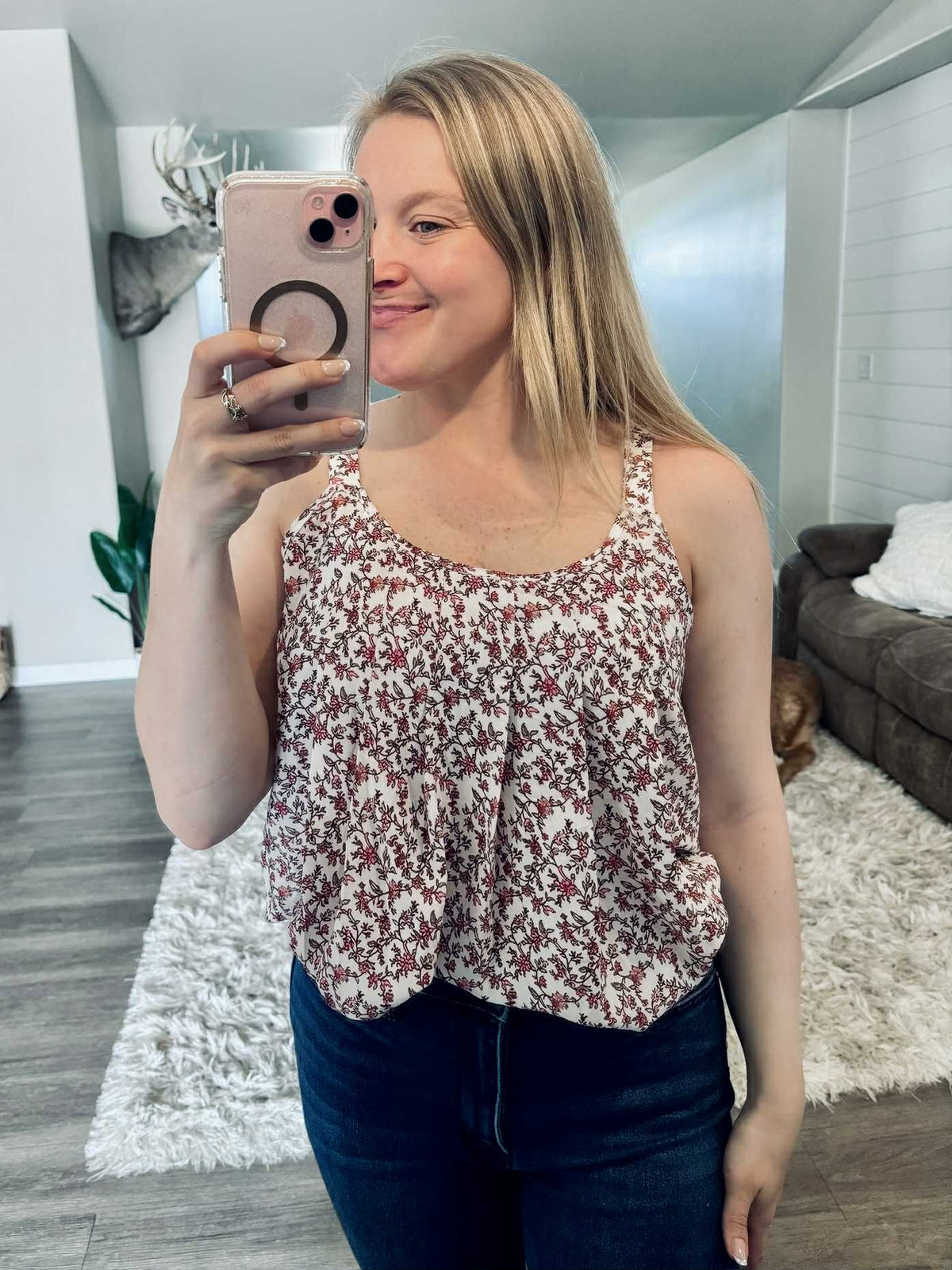 Sonoma Floral Tank