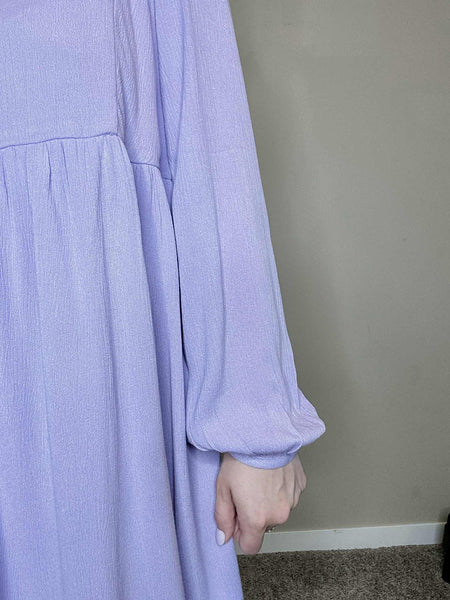Jaylani Babydoll Dress - Lilac