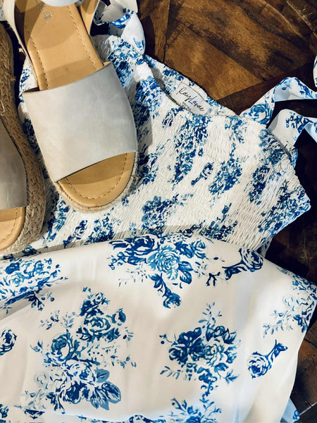 Lydia Floral Maxi Dress - SIZE MEDIUM