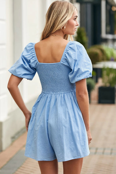 PREORDER Stella Puff Sleeve Romper
