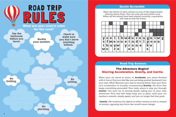 Road Trip Activity Quest