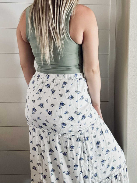 Celia Floral Maxi Skirt - SIZE SMALL