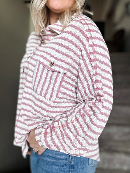 Darla Textured Knit Top - SIZE MEDIUM