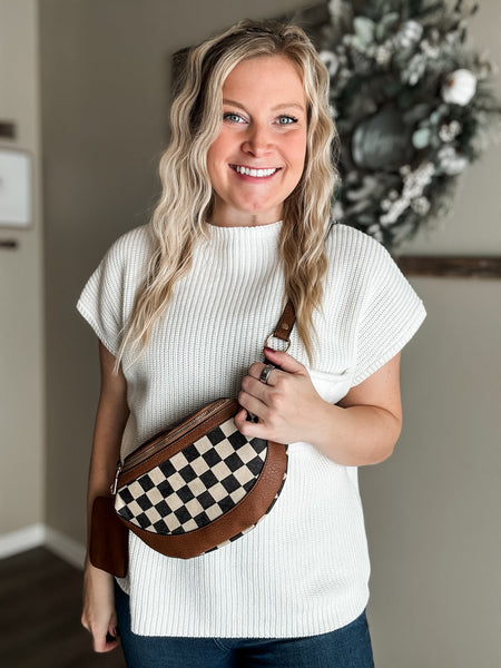 Sloane Sleeveless Knit Top - Ivory