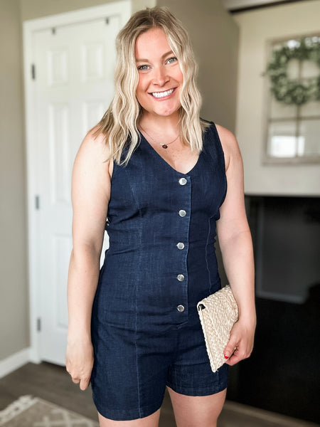 Bluebird Denim Romper