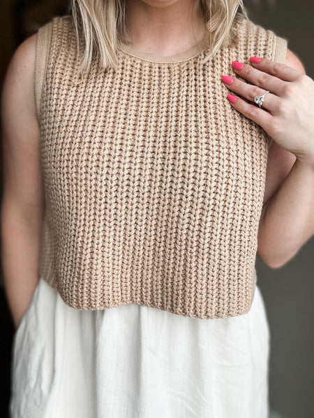 Myra Knit Top Layered Dress