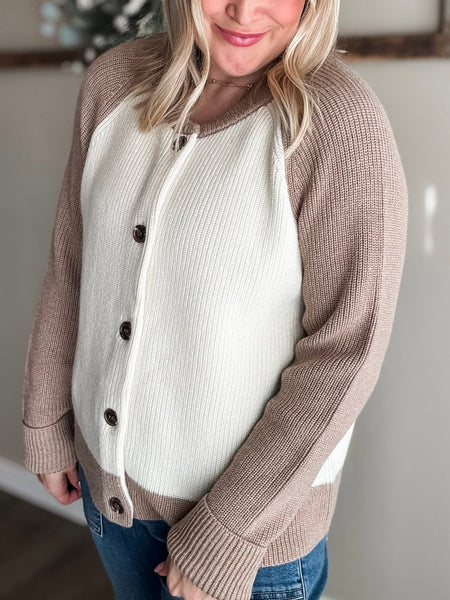 PREORDER Weston Varsity Knit Cardigan