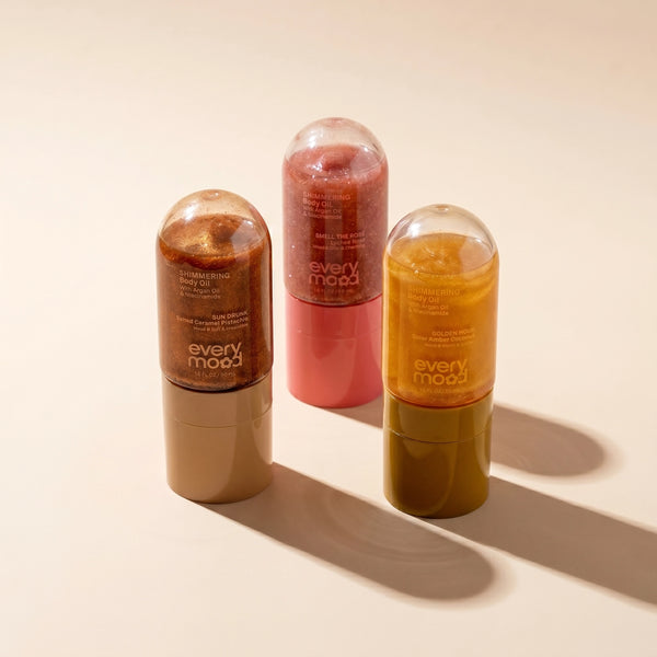 Glow-Getter Shimmering Body Oil Trio Set