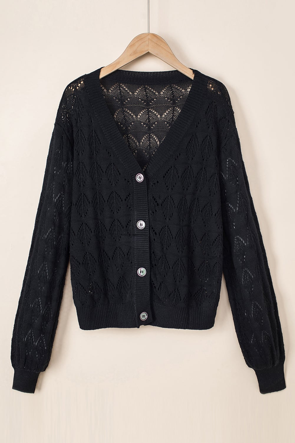Langley Crochet Cardigan - SIZE MEDIUM
