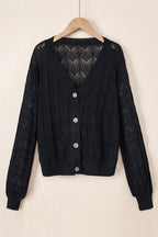 Langley Crochet Cardigan - SIZE MEDIUM