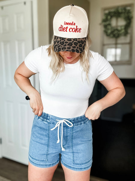 PREORDER Rainier Drawstring Denim Shorts