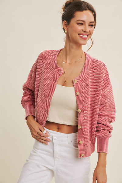 All Seasons Washed Cardigan