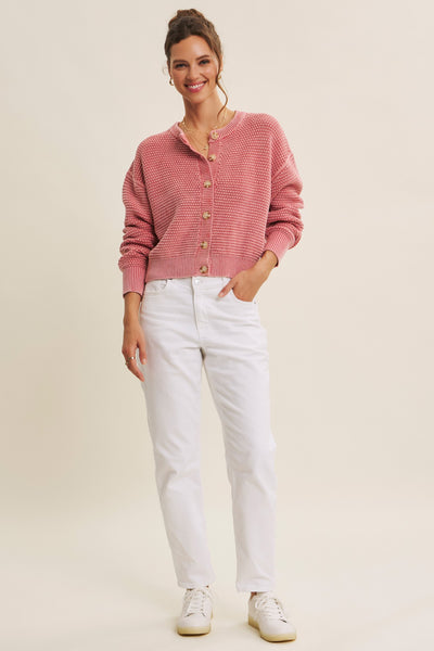 All Seasons Washed Cardigan
