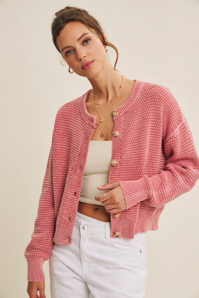 All Seasons Washed Cardigan