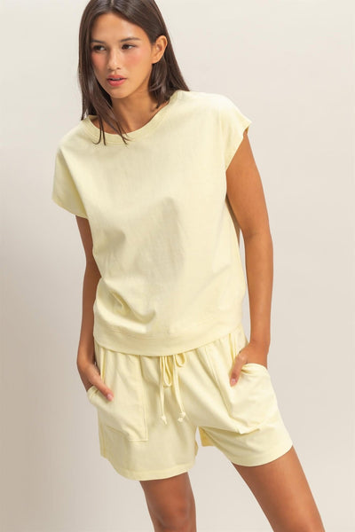 Jessla Two Piece Set - Banana Yellow