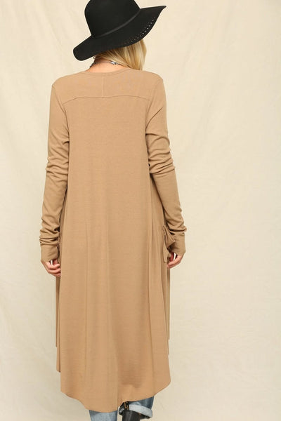 Leighton Duster Cardigan - Camel