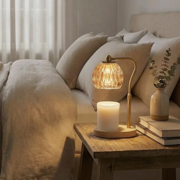 Candle Warmer Lamp - Gold