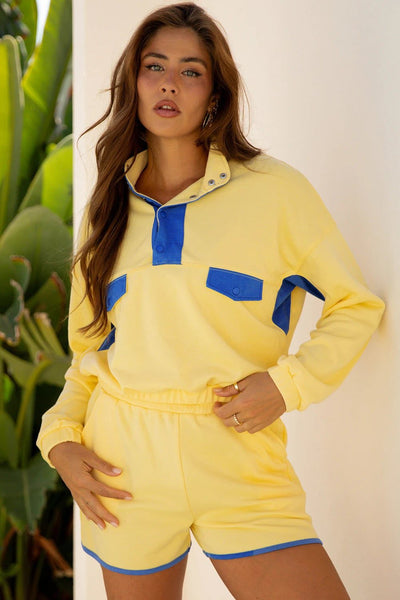 Sollie Two Piece Set - Yellow - SIZE SMALL
