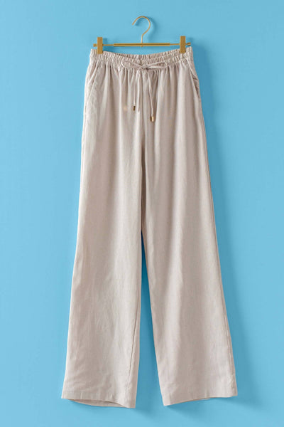 Darcy Linen Pants - Natural