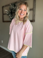 Islay Stripe Oversized Tee