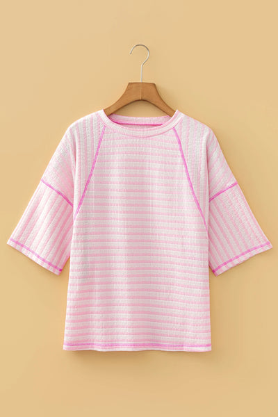 PREORDER Mabel Textured Stripe Tee