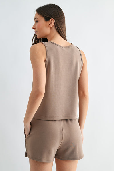 Jada Active Tank & Short Set - Taupe