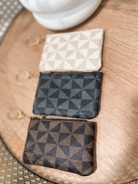 Kiva Keychain Wallet - Brown