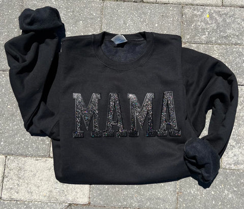 PREORDER Belvie Black Mama Sweatshirt