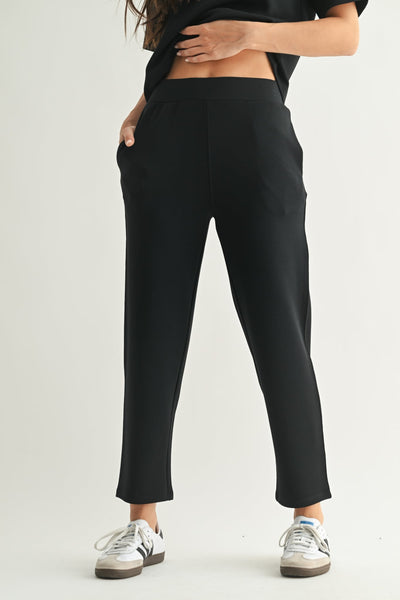 Laguna Cropped Pants - Black
