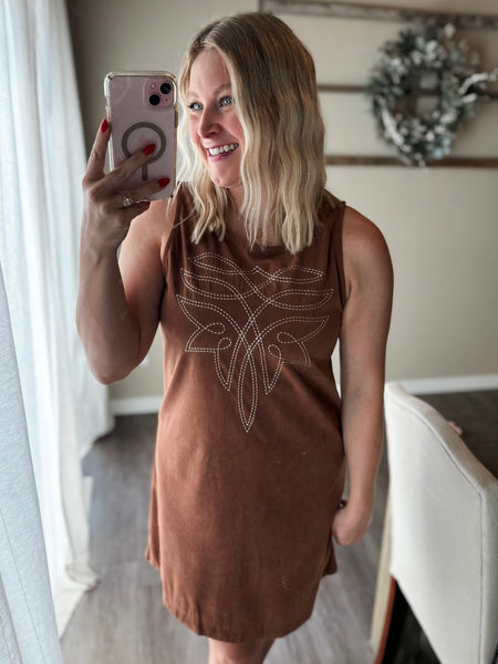 PREORDER Laredo Corduroy Stitch Dress