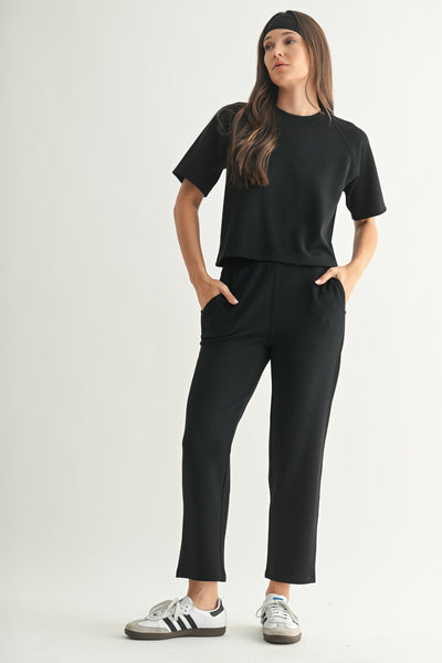 Laguna Cropped Pants - Black