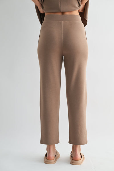 Laguna Cropped Pants - Taupe