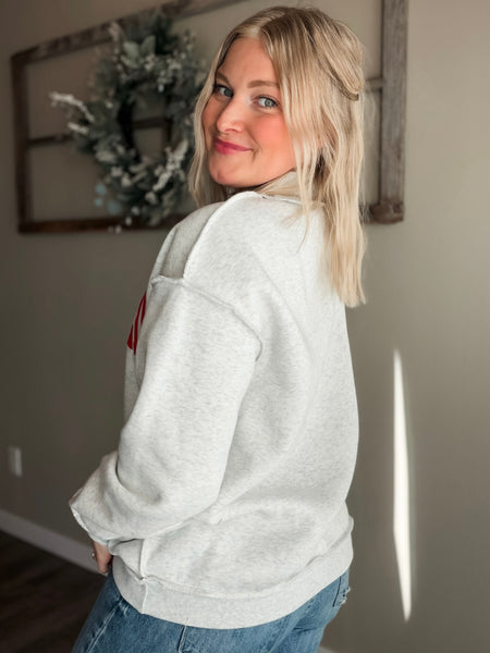 PREORDER Saved By Grace Mock Neck Sweatshirt