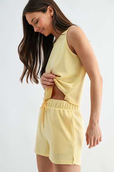 Jada Active Tank & Short Set - Yellow