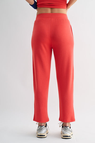 Laguna Cropped Pants - Brick